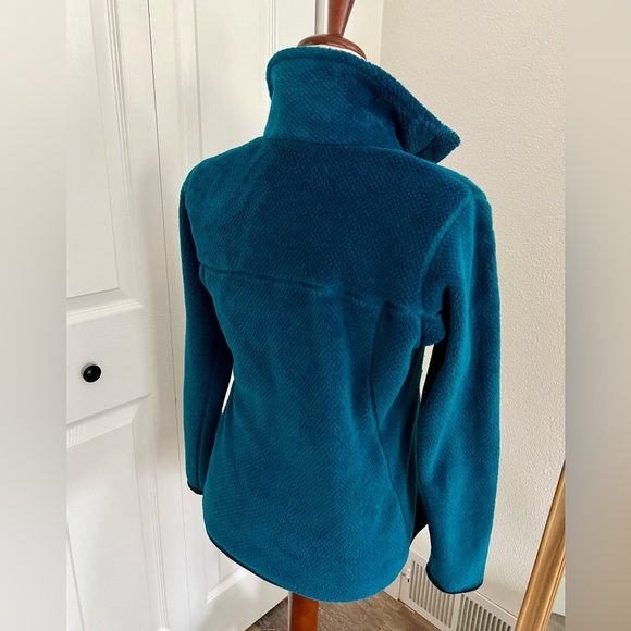 Patagonia retool snap pullover fleece RARE blue teal synchilla size SMALL - Picture 2 of 3